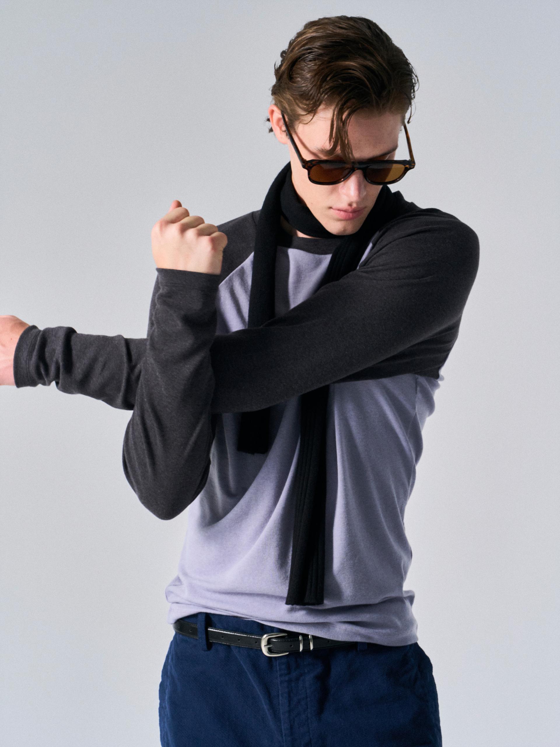 Tatum contrast raglan dusk navy