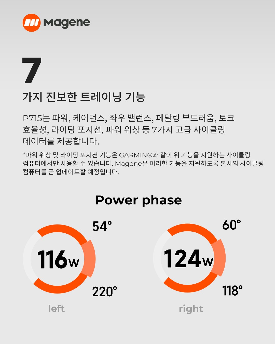 마진(Magene) P715 파워미터 페달