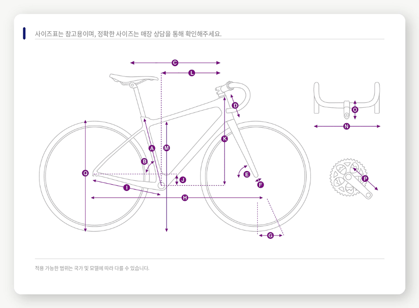 사이즈 가이드 지오메트리