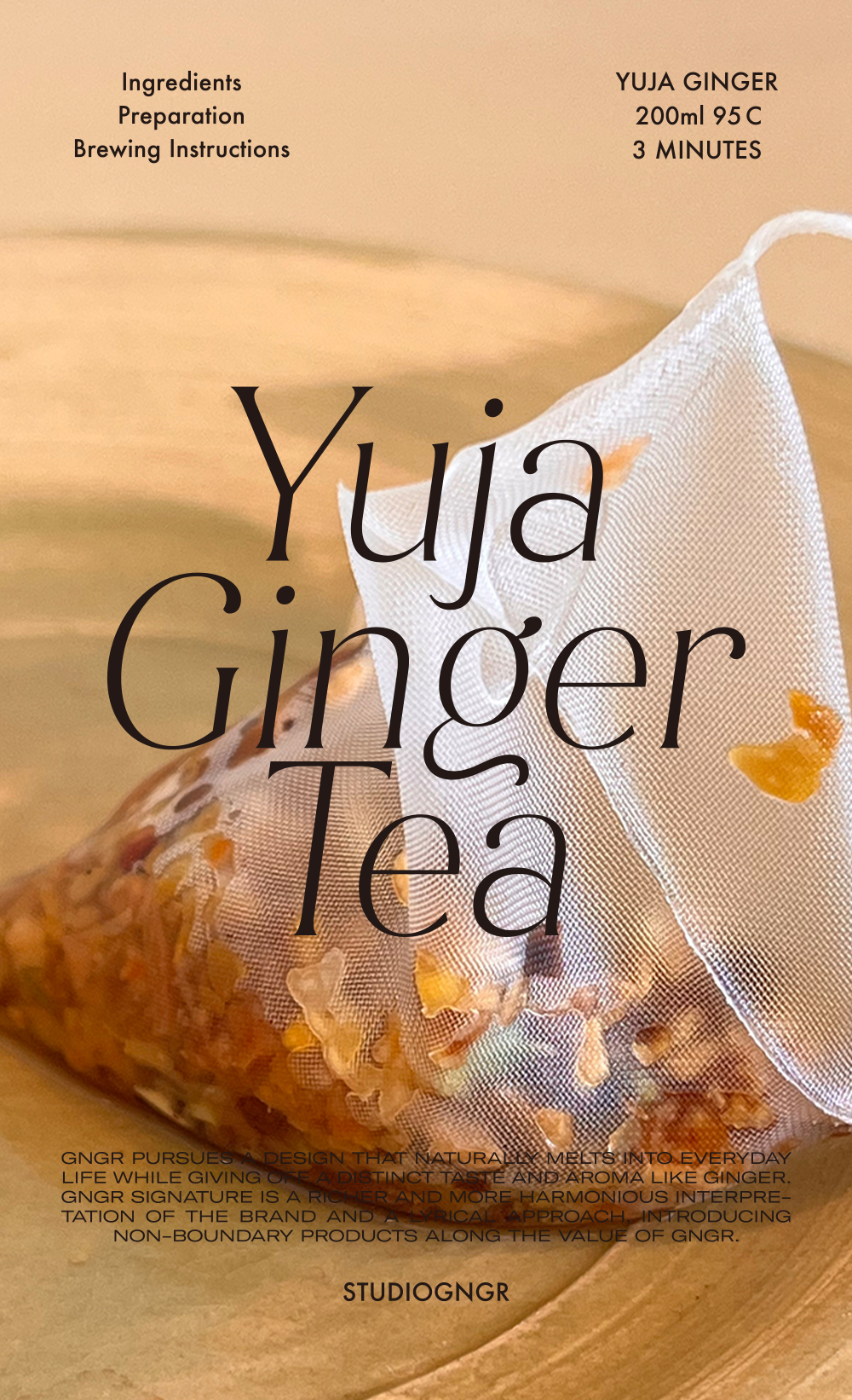 Yuja Ginger Tea 유자진저티