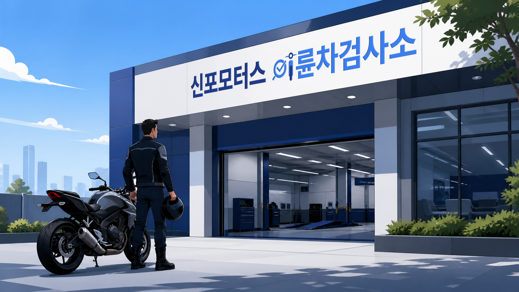 검사소 방문 장면