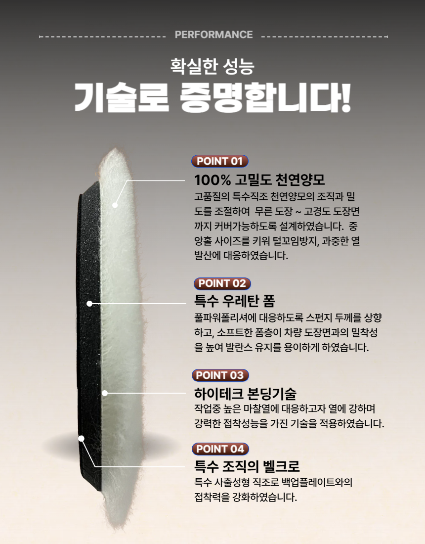 New_ 디바텍 하이브리드 양모패드