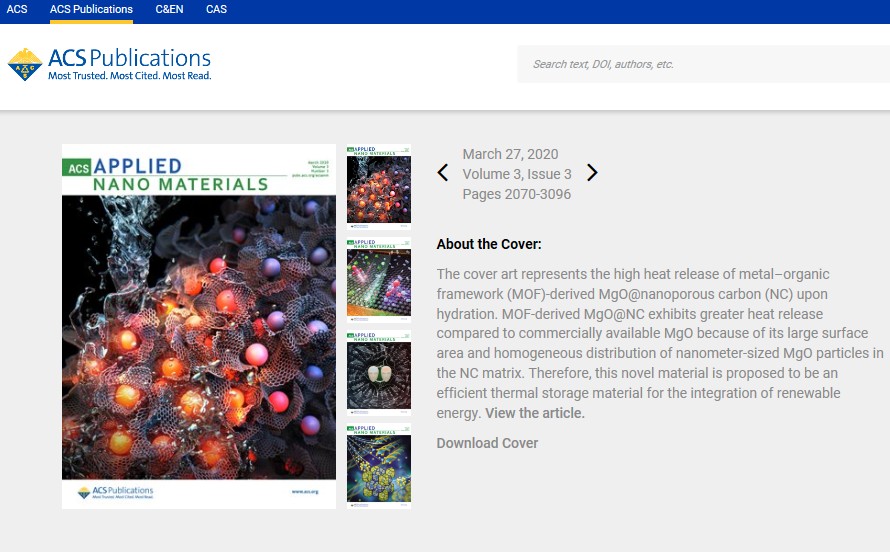 ACS_Applied Nano Materials : Publishing News