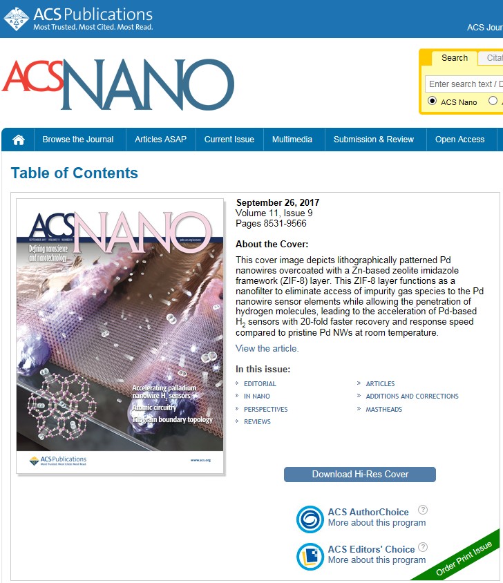 ACS NANO : Publishing News