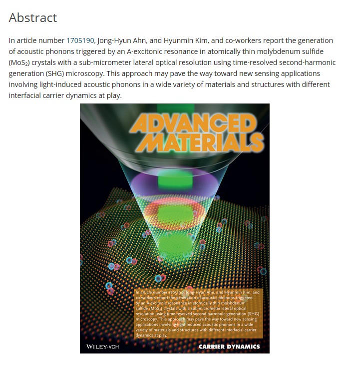 Wiley_ADVANCED MATERIALS Publishing News