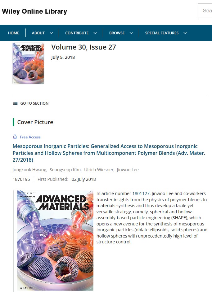 Wiley_ADVANCED MATERIALS Publishing News