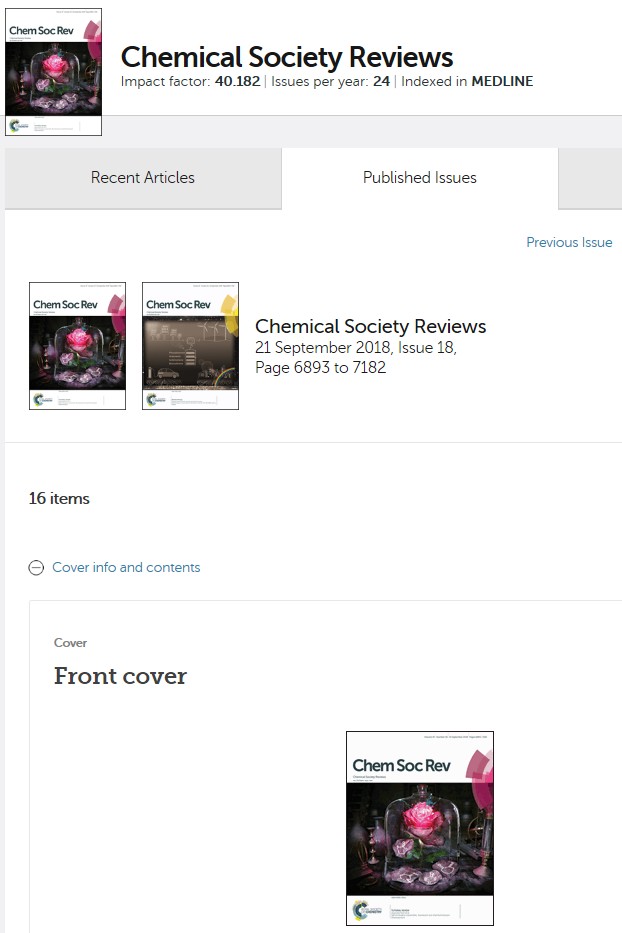 RSC_Chemical Society Reviews Publishing News