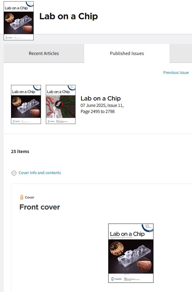 Labchip Cover Letter Rsc RSC_Lab on a Chip : Publishing News