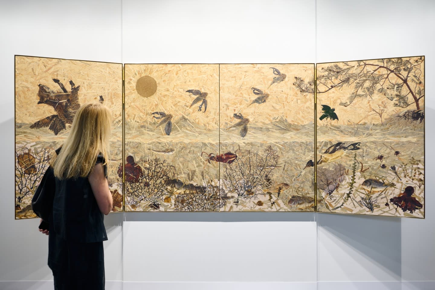 Esther Schipper Courtesy of Art Basel. Julius von Bismarck Over the Ocean the Other Sun is Burning, 2025