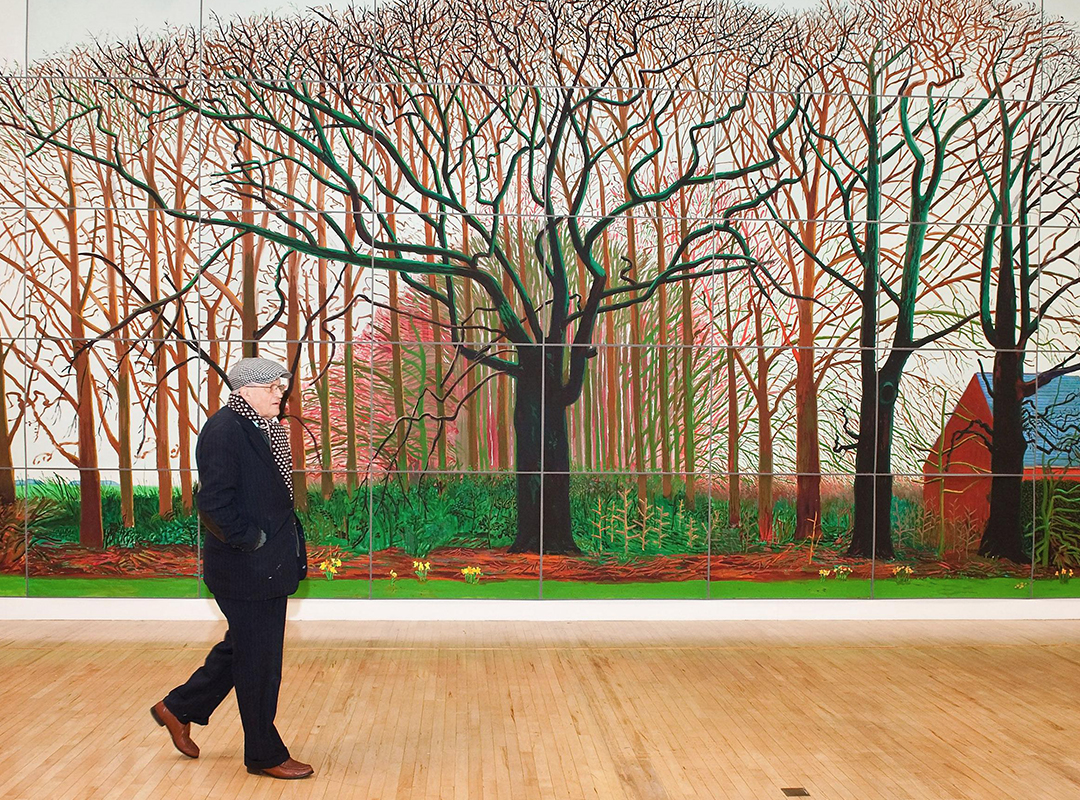 Woldgate Woods inspired David Hockney's Bigger Trees painting