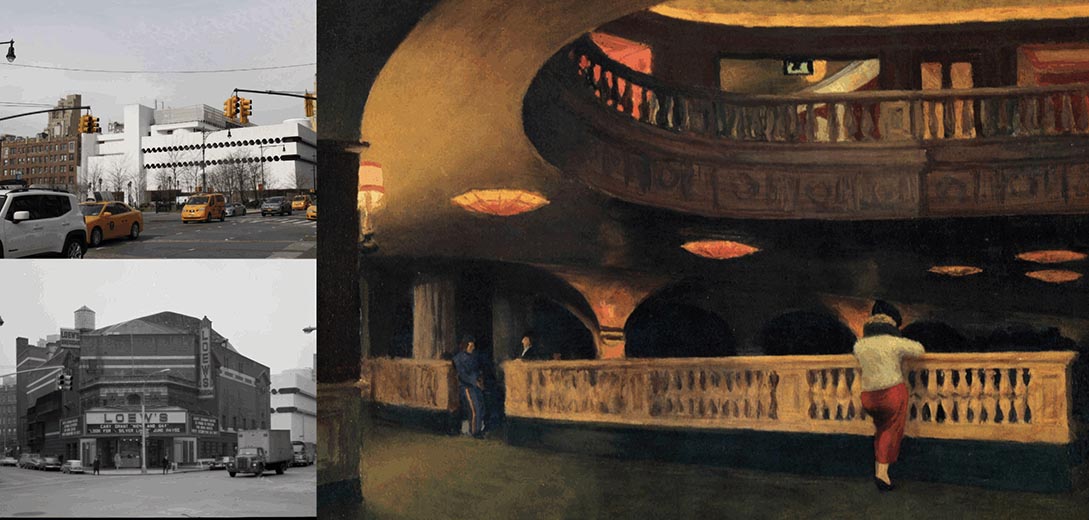 The Sheridan Theatre (1937), 2 Seventh Avenue 2 Seventh Avenue, formerly the site of the Sheridan Theatre. Image of “The Sheridan Theatre” via WikiArt