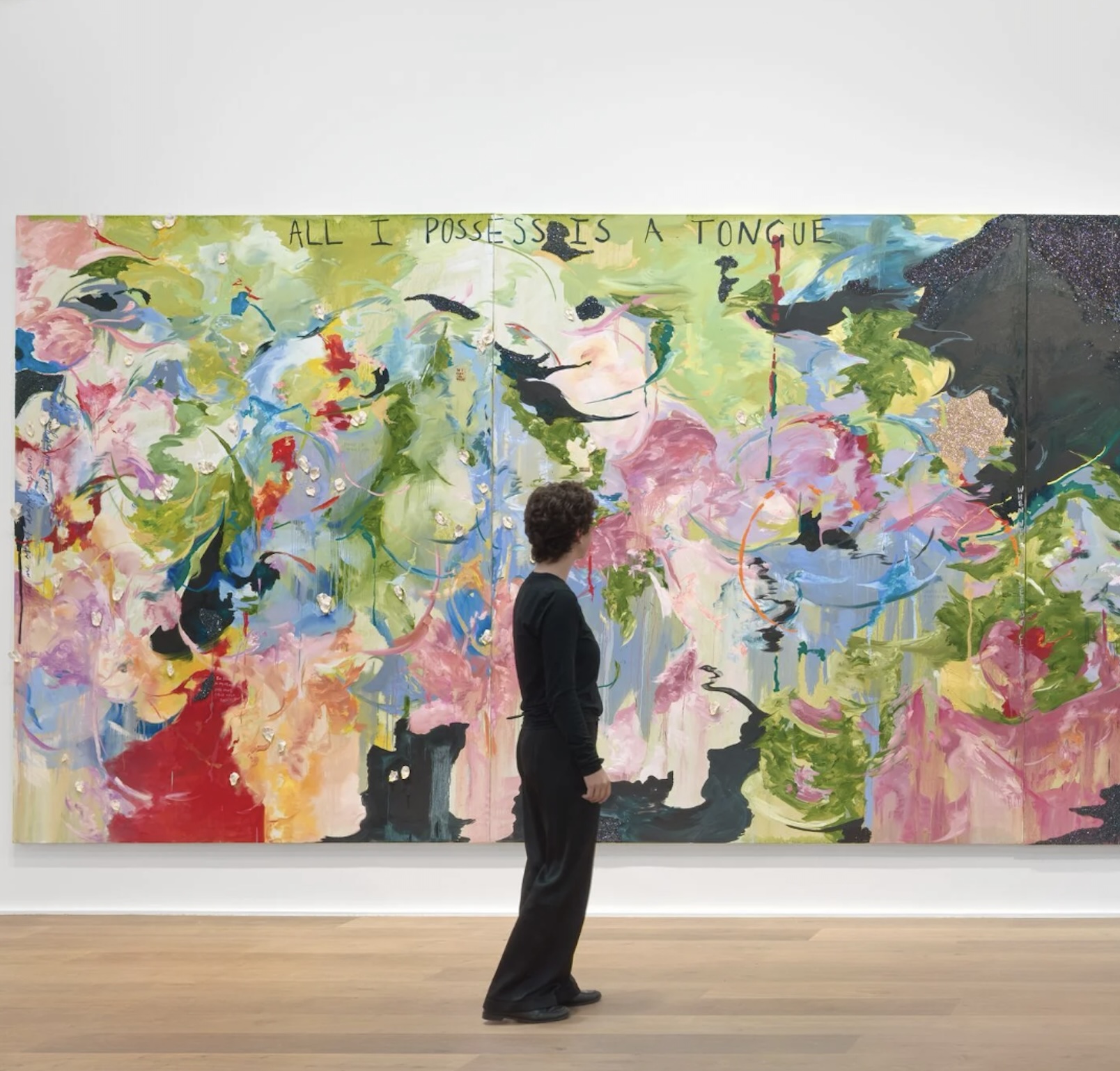 Exhibition view: Michaela Yearwood-Dan, No Time for Despair, Hauser & Wirth, London (13 May–2 August 2025). © Michaela Yearwood-Dan. Courtesy the artist, Hauser & Wirth, and Marianne Boesky Gallery. Photo: Alex Delfanne.