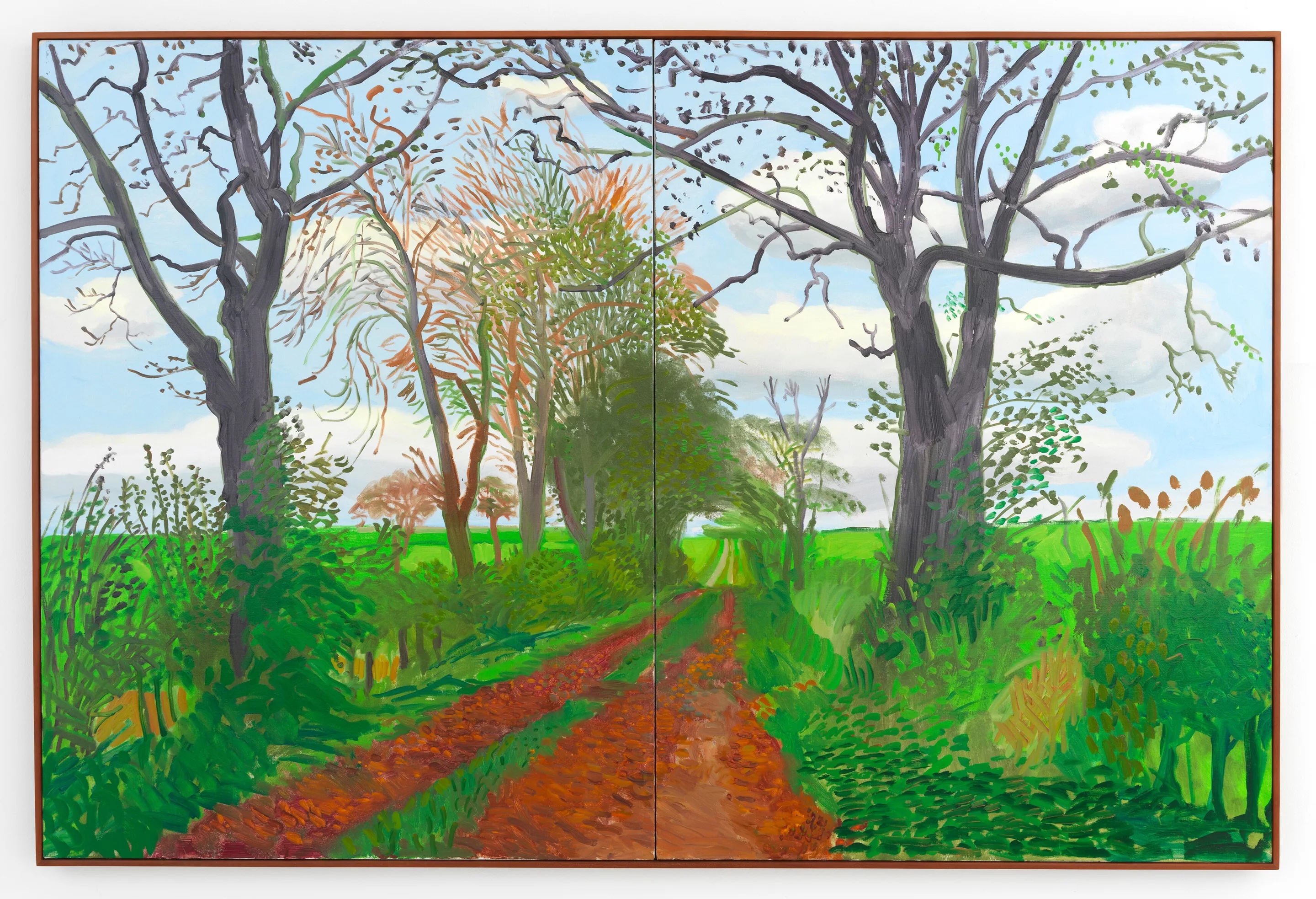 David HockneyMid November Tunnel, 2006Annely Juda Fine Art