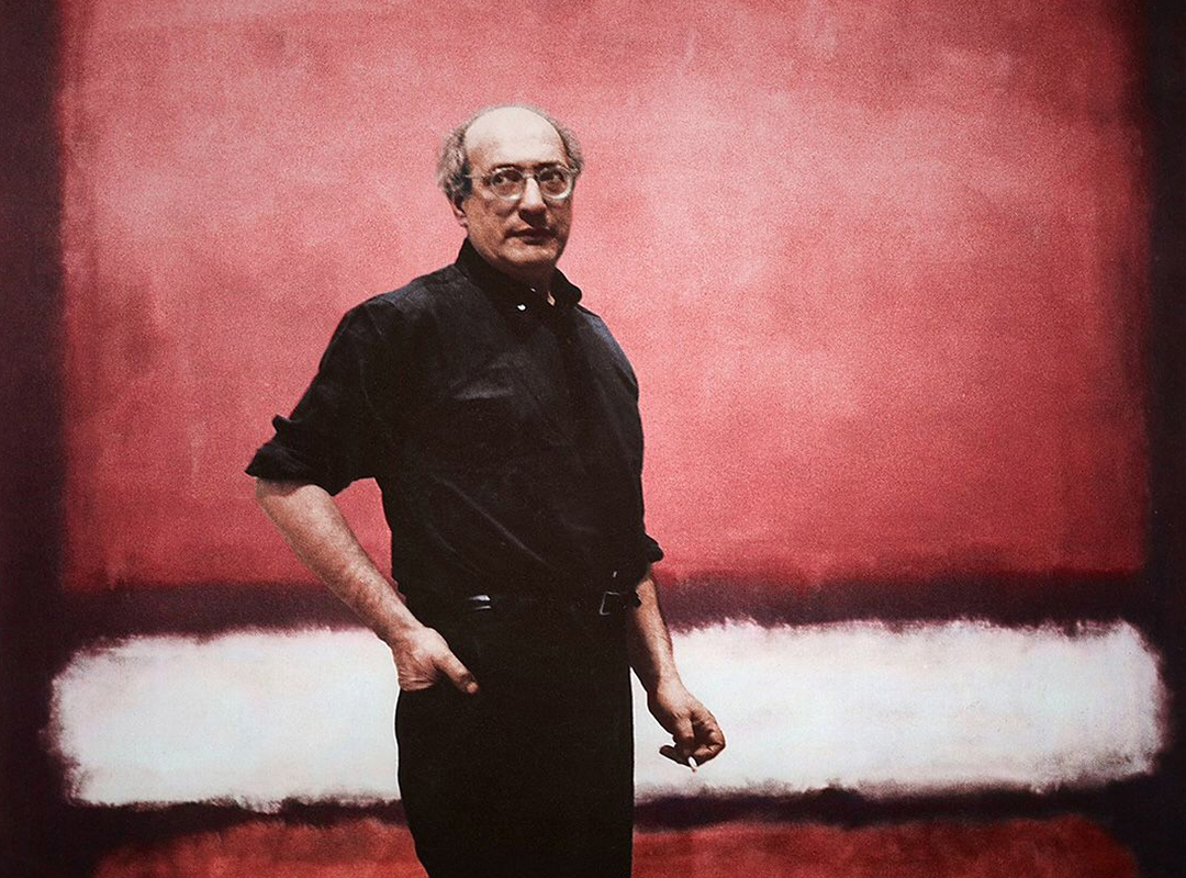 Mark Rothko fotografato nel suo studio nel 1961 (particolare)