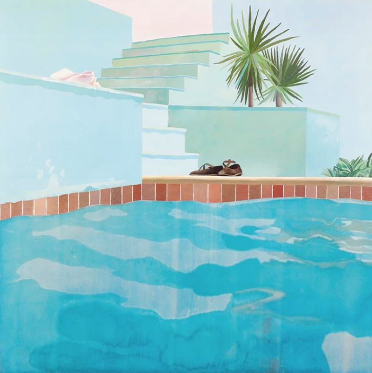 Pool and Steps, (1971) © David Hockney