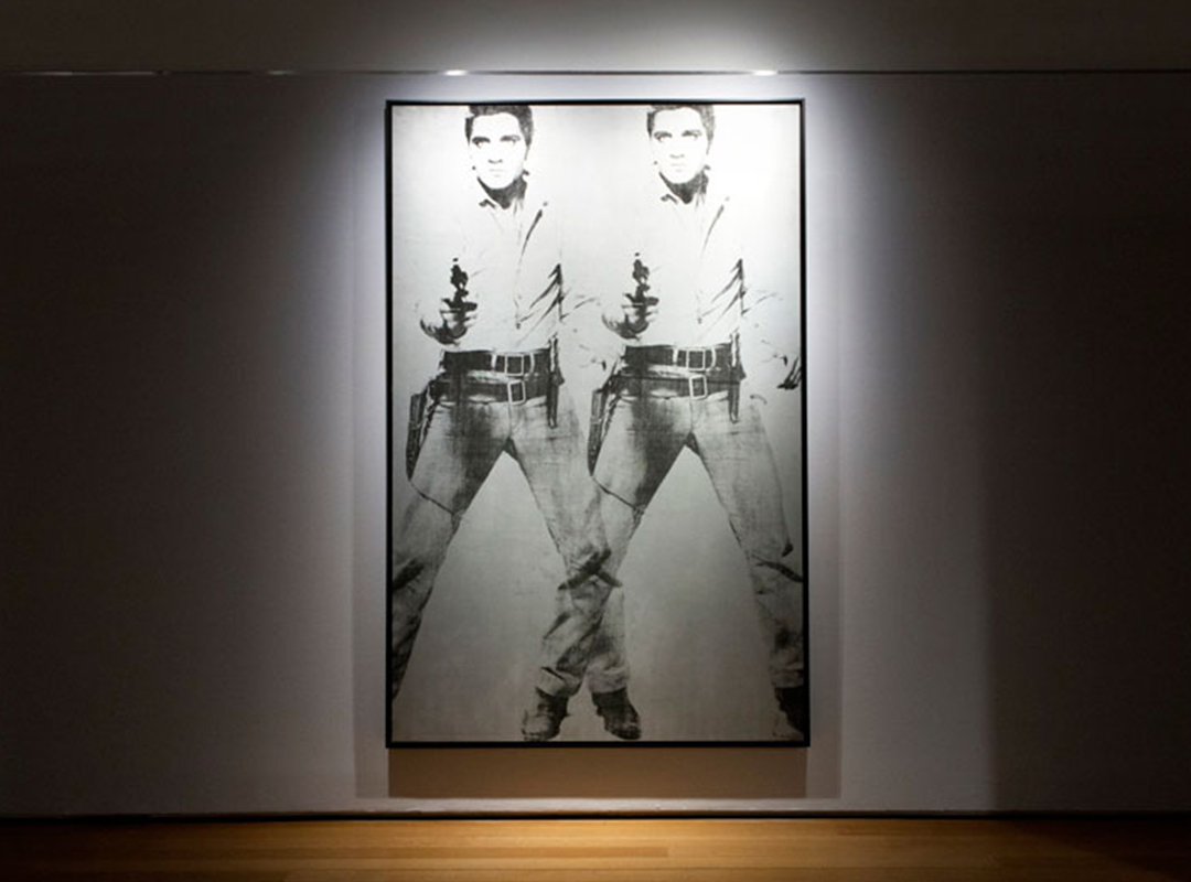 Andy Warhol (1928-1987), Double Elvis [Ferus Type], 1963.Andy Warhol (1928-1987), Double Elvis [Ferus Type], 1963. Christie’s in New York. Artwork: © 2019 The Andy Warhol Foundation for the Visual Arts, Inc. / Licensed by Artists Rights Society (ARS). Elvis Presley™; Rights of Publicity and Persona Rights: ABG EPE IP, LLC.