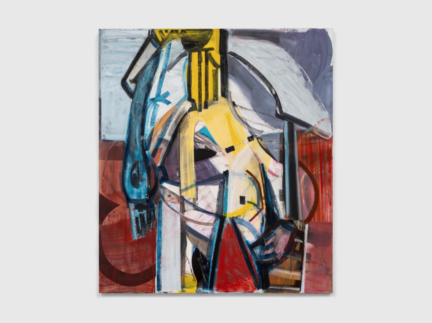 Amy Sillman  Albatross 1, 2024 Acrylic and oil on linen