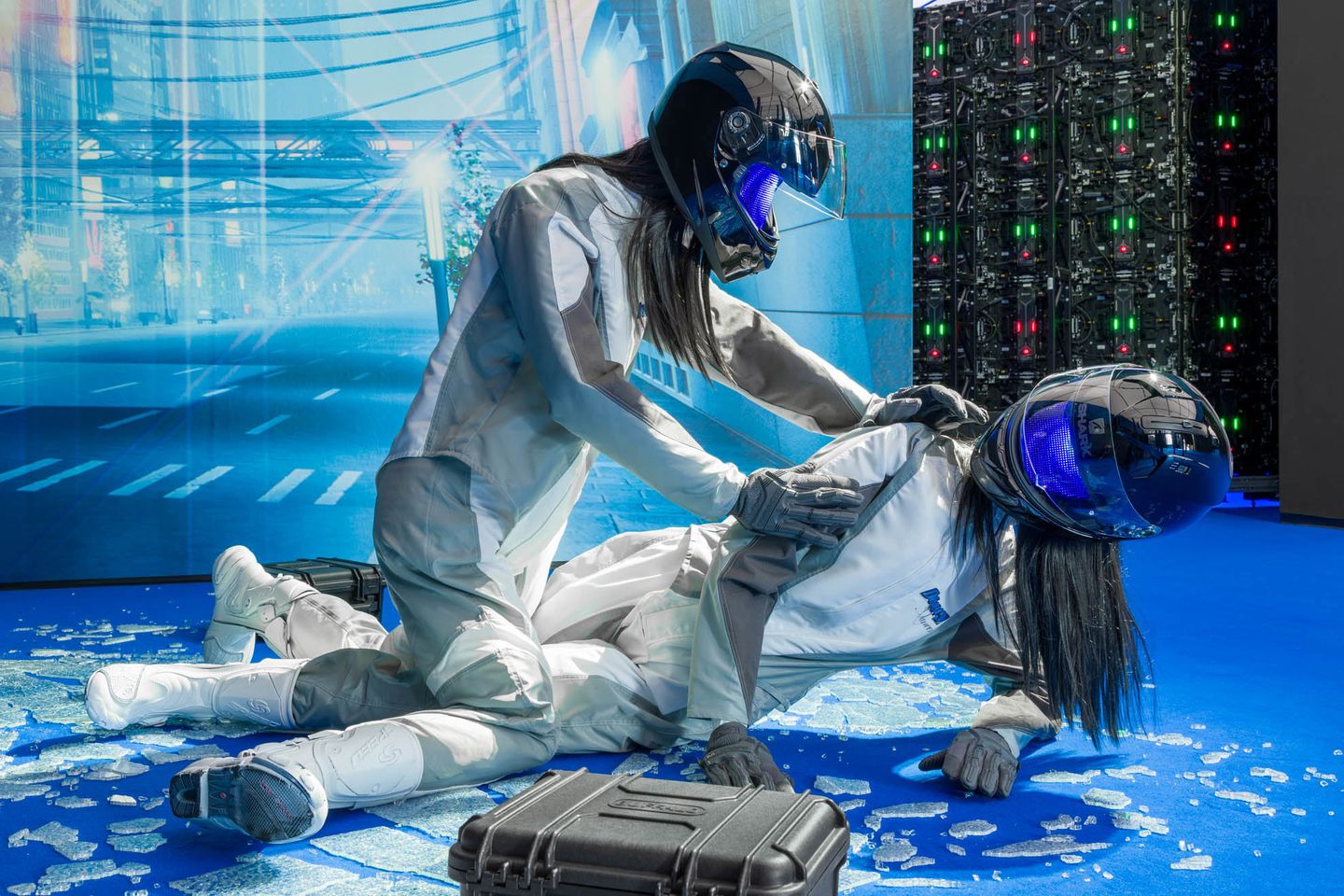 Ayoung Kim,  Ghost Dancers B  (2022). Exhibition view:  Many Worlds Over , Hamburger Bahnhof