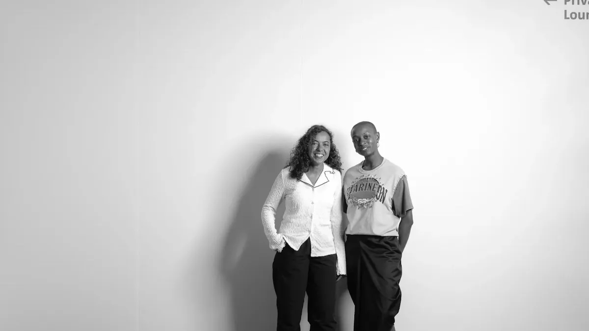 Joyce Joumaa and Rhea Dillon. Courtesy Baloise Art Prize