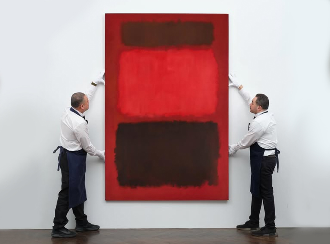 Mark Rothko, Brown and Blacks in Reds, 1957. Photo : Courtesy Sotheby's