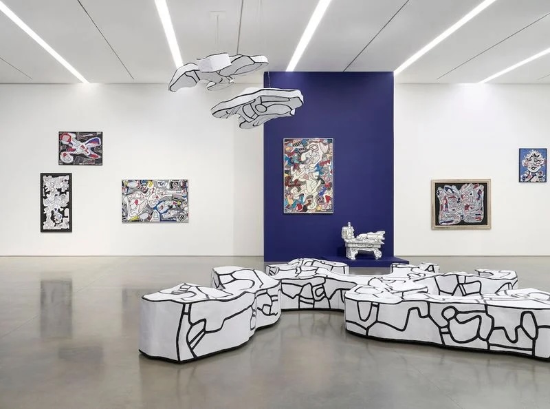 Exhibition view: Jean Dubuffet, The Hourloupe Cycle, Pace Gallery, New York (13 March–26 April 2025). Courtesy Pace Gallery.