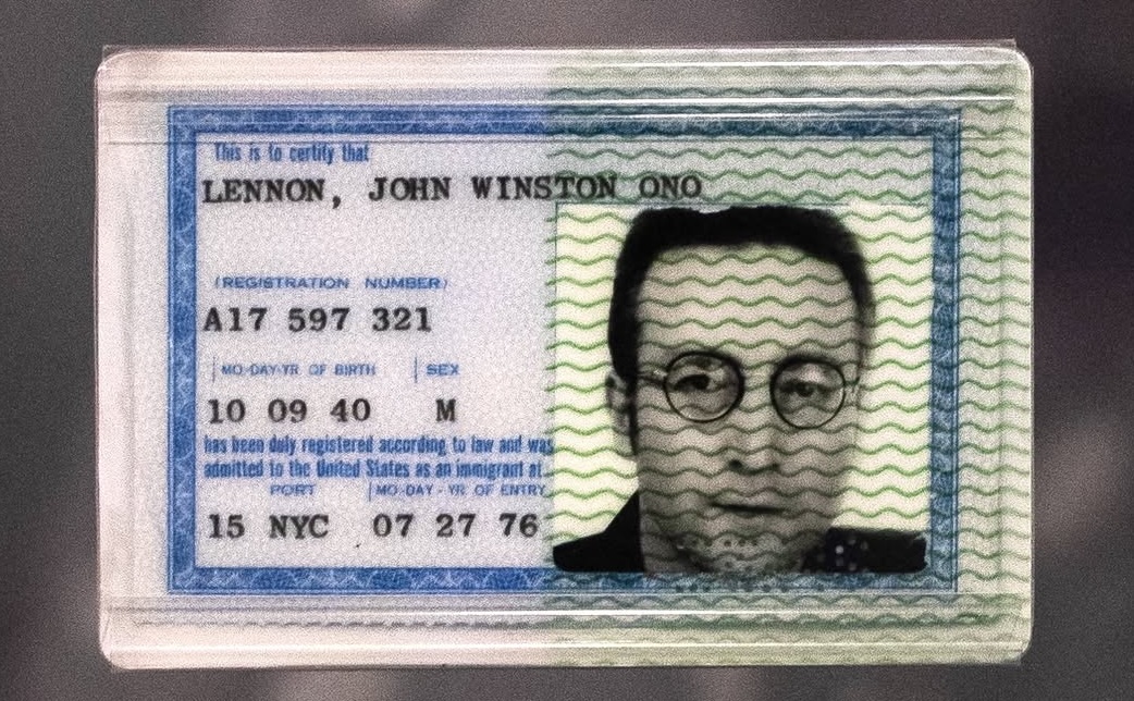 John Lennon Green Card, 1976