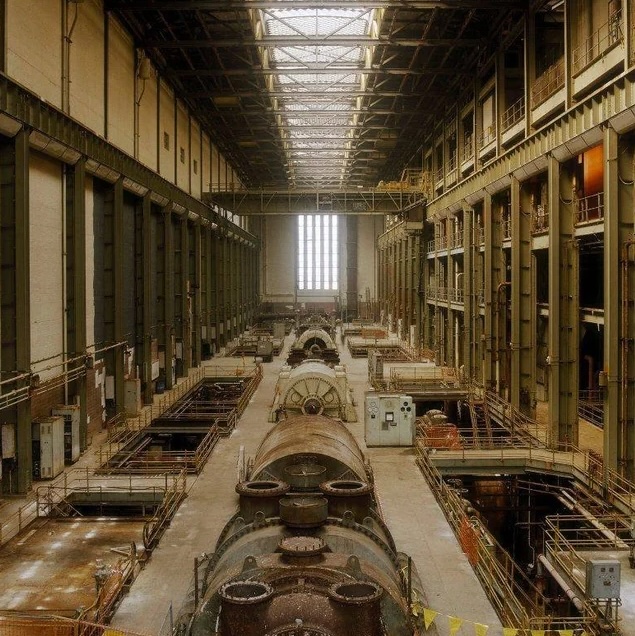 What the Turbine Hall looked like before it became Tate Modern.