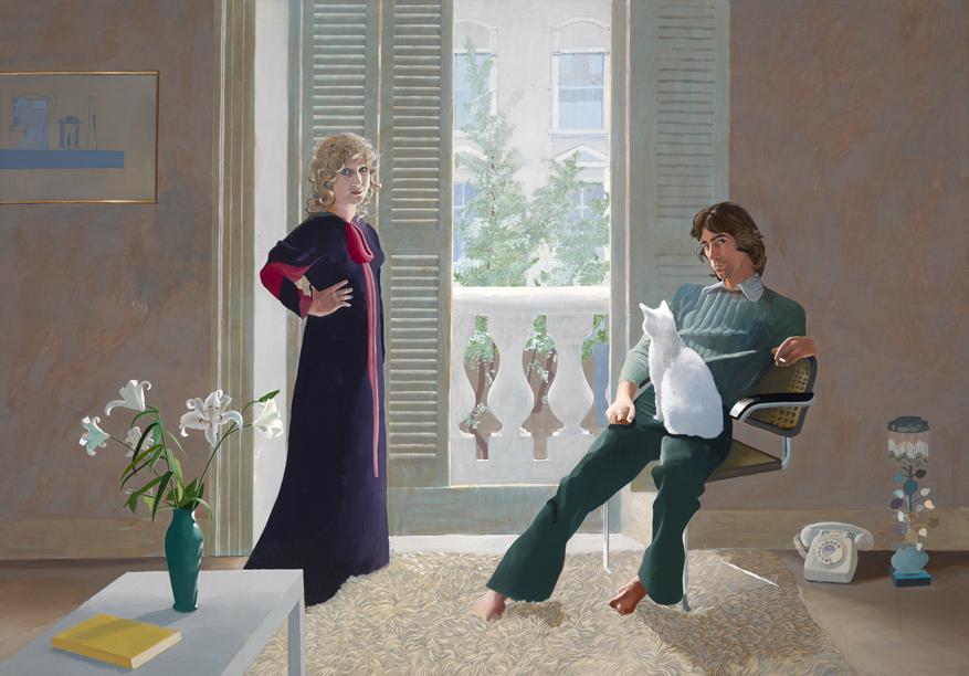Mr. and Mrs. Clark and Percy © David Hockney