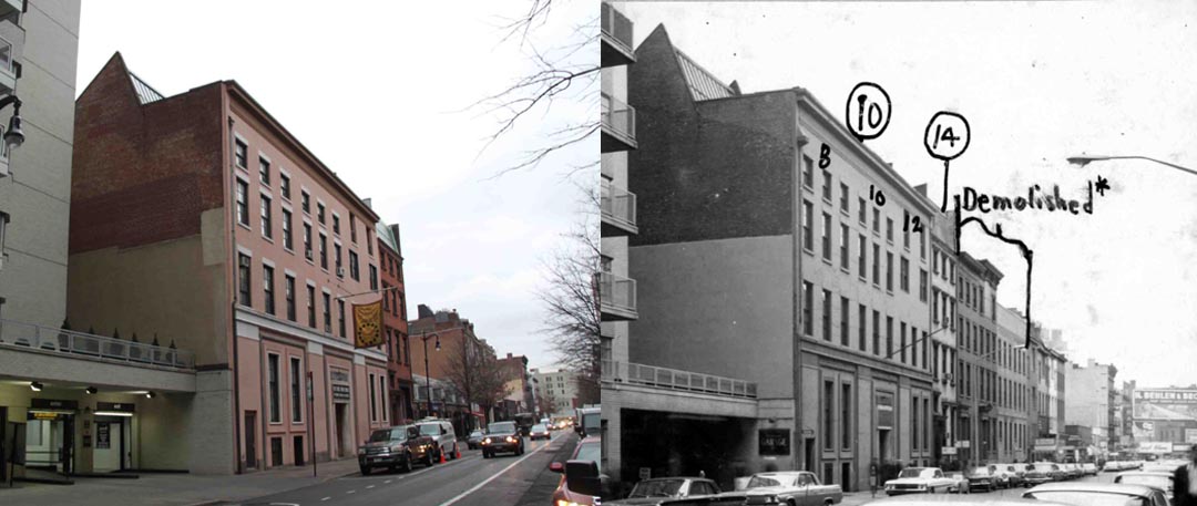 8-14 West 8th Street (L-R; 8-12 West 8th Street is the building on the left)