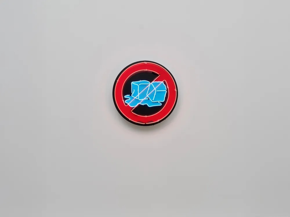 Awol Erizku, NO ICE, 2025. Sean Kelly, the gallery representing him, is among the galleries to join the national strike on January 30. © Awol Erizku/Courtesy the artist and Sean Kelly, New York