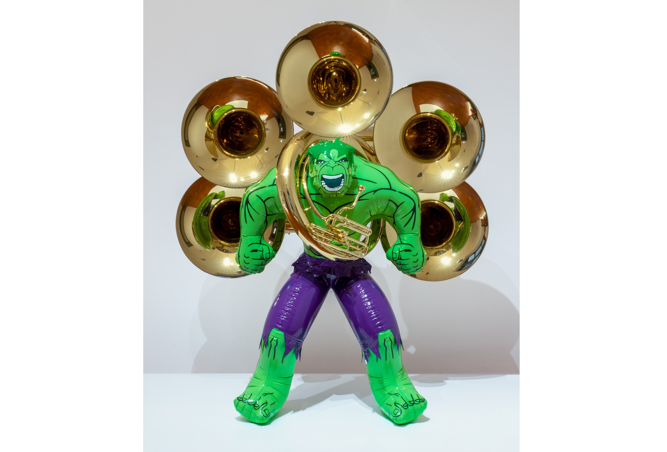Jeff Koons' Hulk (Tubas) will be standing, proud and angry, at Gagosian's booth during Frieze New York.