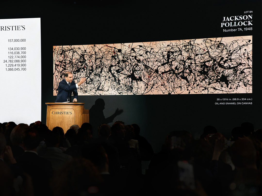 Jackson Pollock’s Number 7A, 1948 from Masterpieces: The Private Collection of S.I. Newhouse. Christie's.