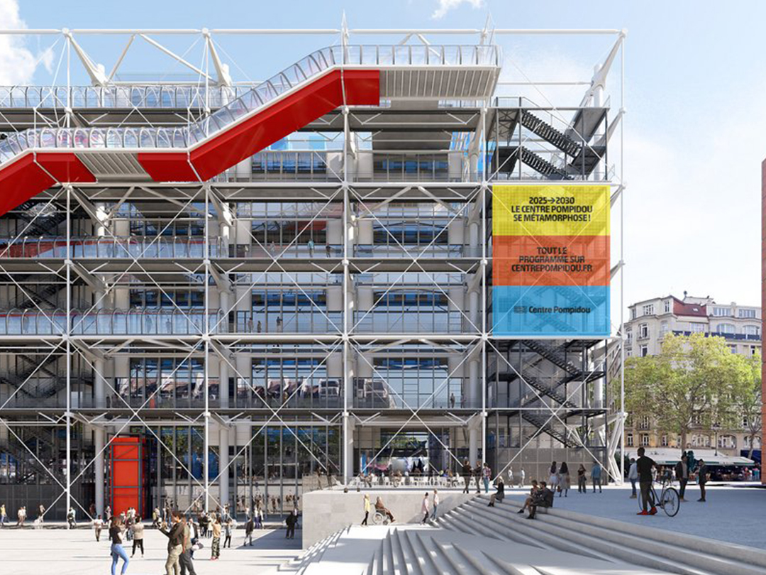 Renovation project Centre Pompidou 2030.