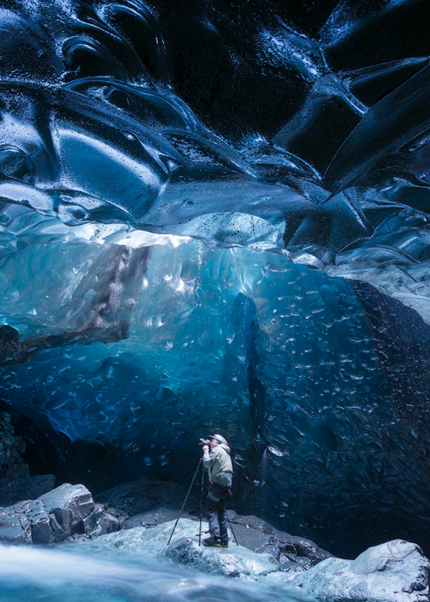 얼음 동굴은 11월부터 3월까지 아이슬란드 남동부에서만 개방됩니다.