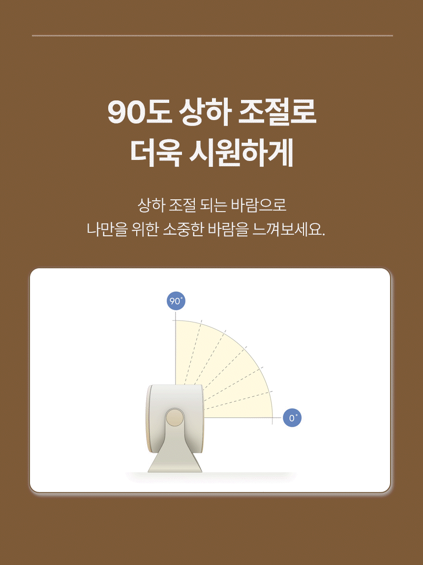 아토케어 탁상용 선풍기 에어볼륨 스탠드 EP-MF-F75