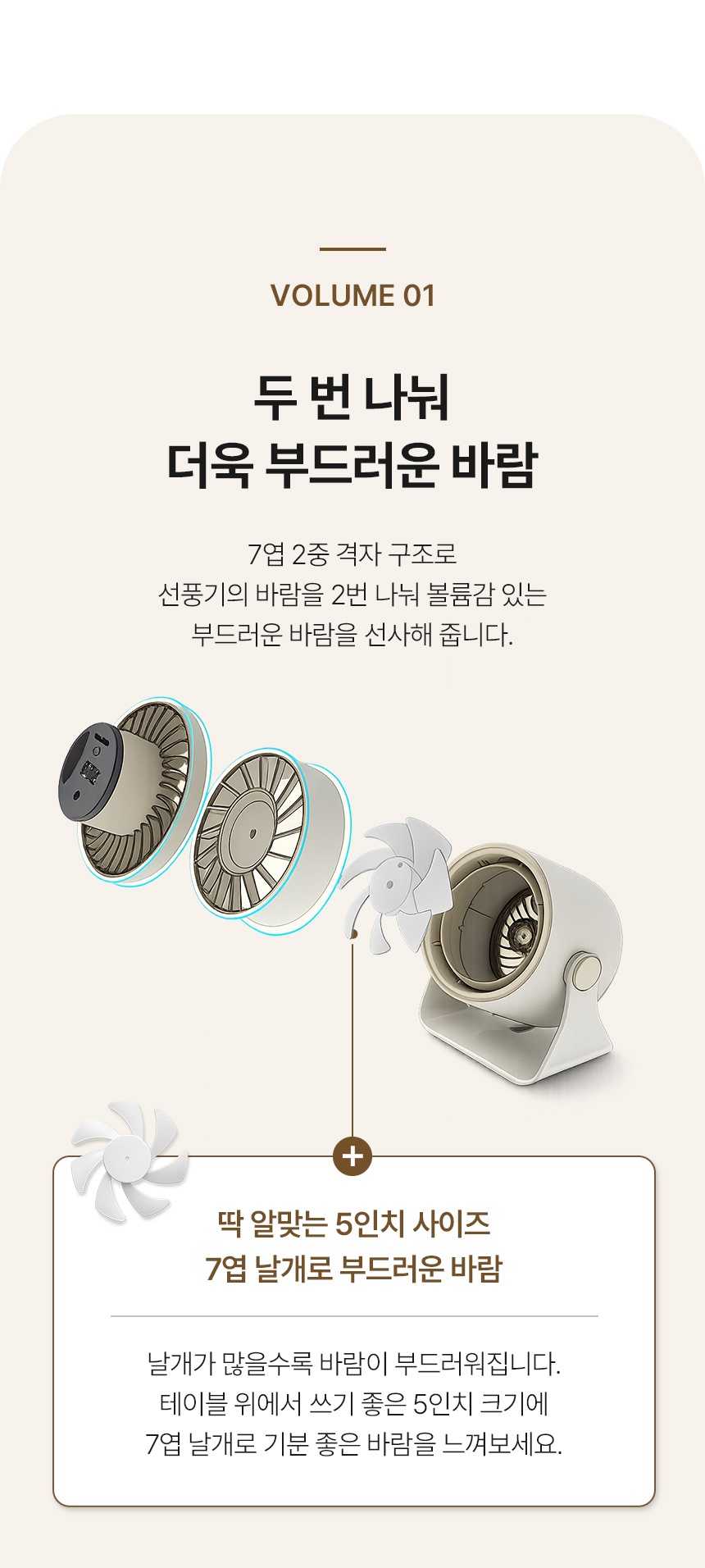 아토케어 탁상용 선풍기 에어볼륨 스탠드 EP-MF-F75