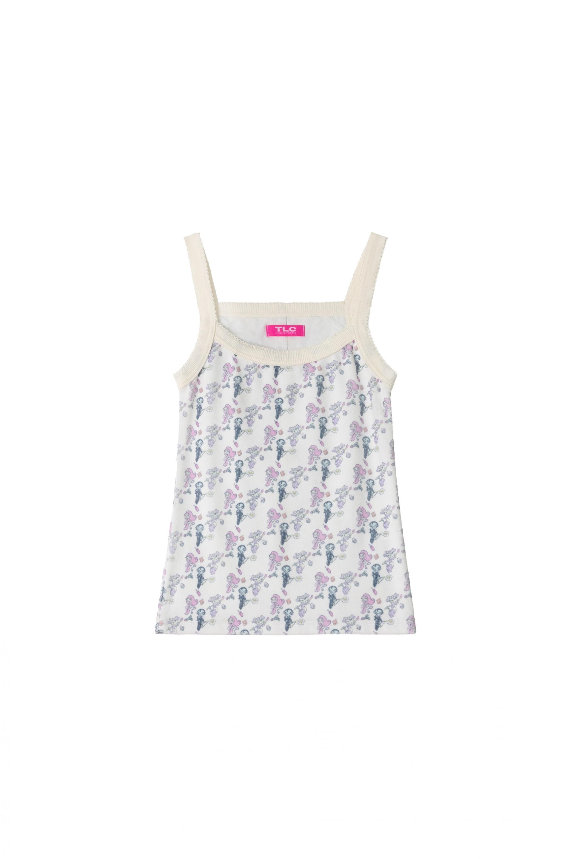 Hopeless Romantic Terry Singlet [Ivory]
