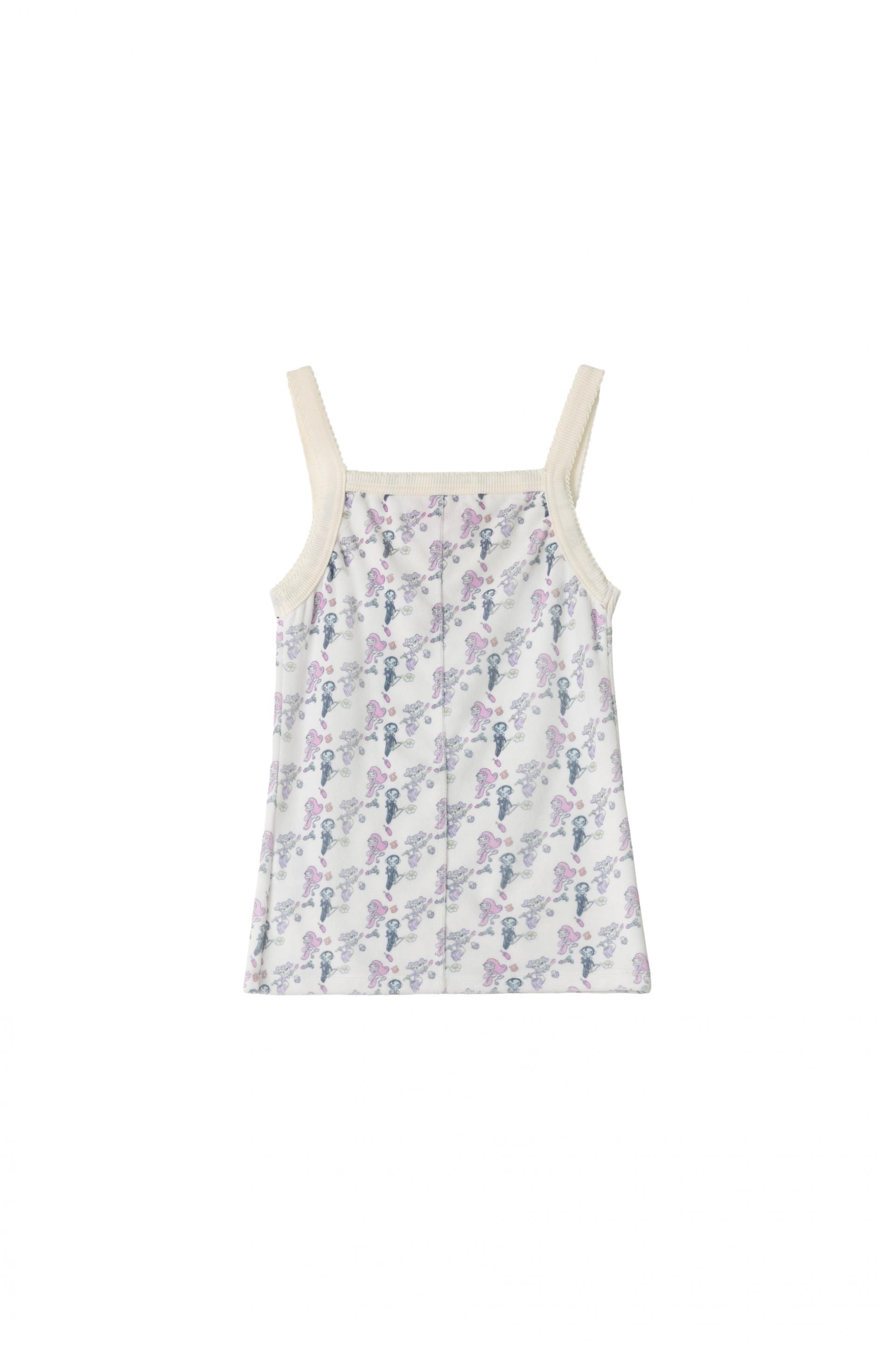 Hopeless Romantic Terry Singlet [Ivory]