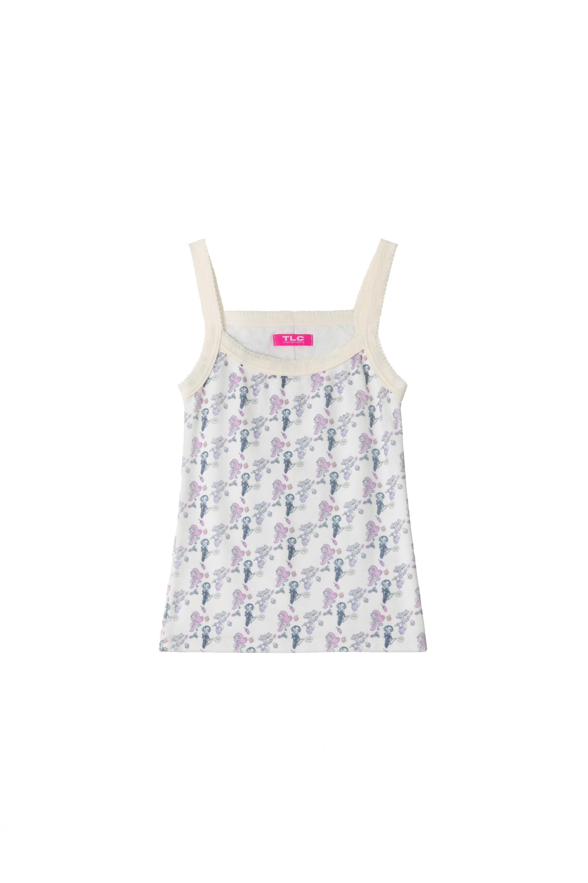 Hopeless Romantic Terry Singlet [Ivory]