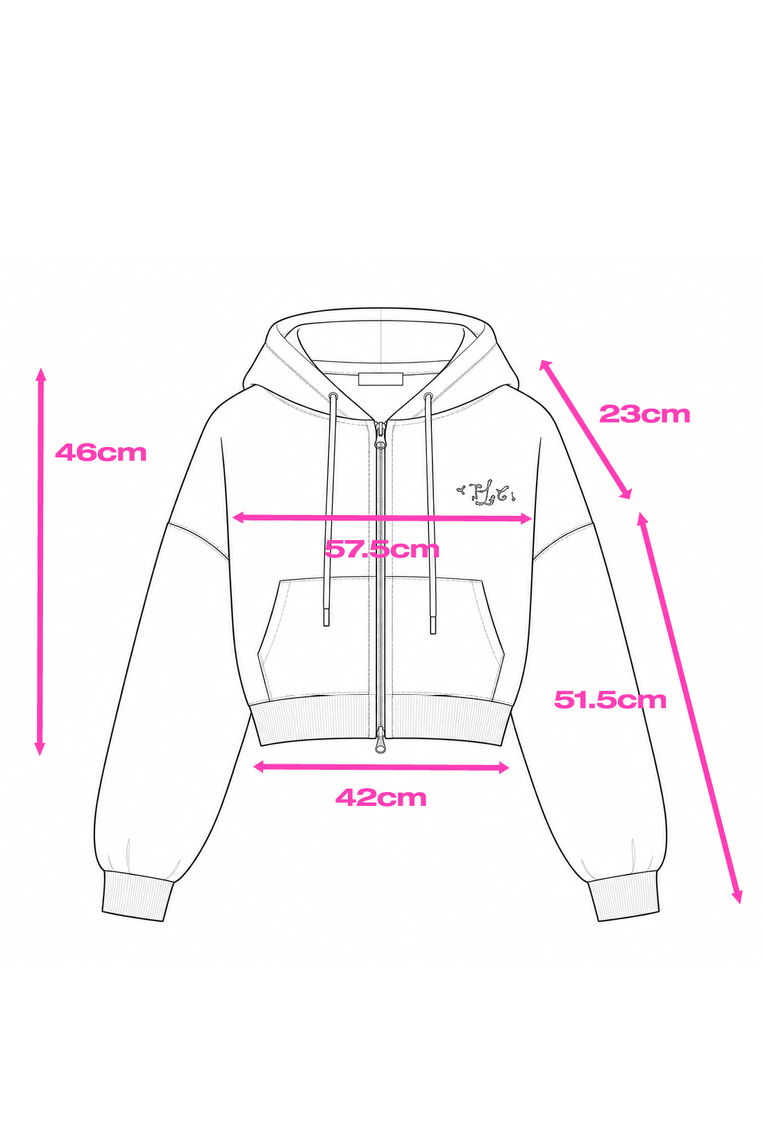 Cropped Hoodie [Brown]