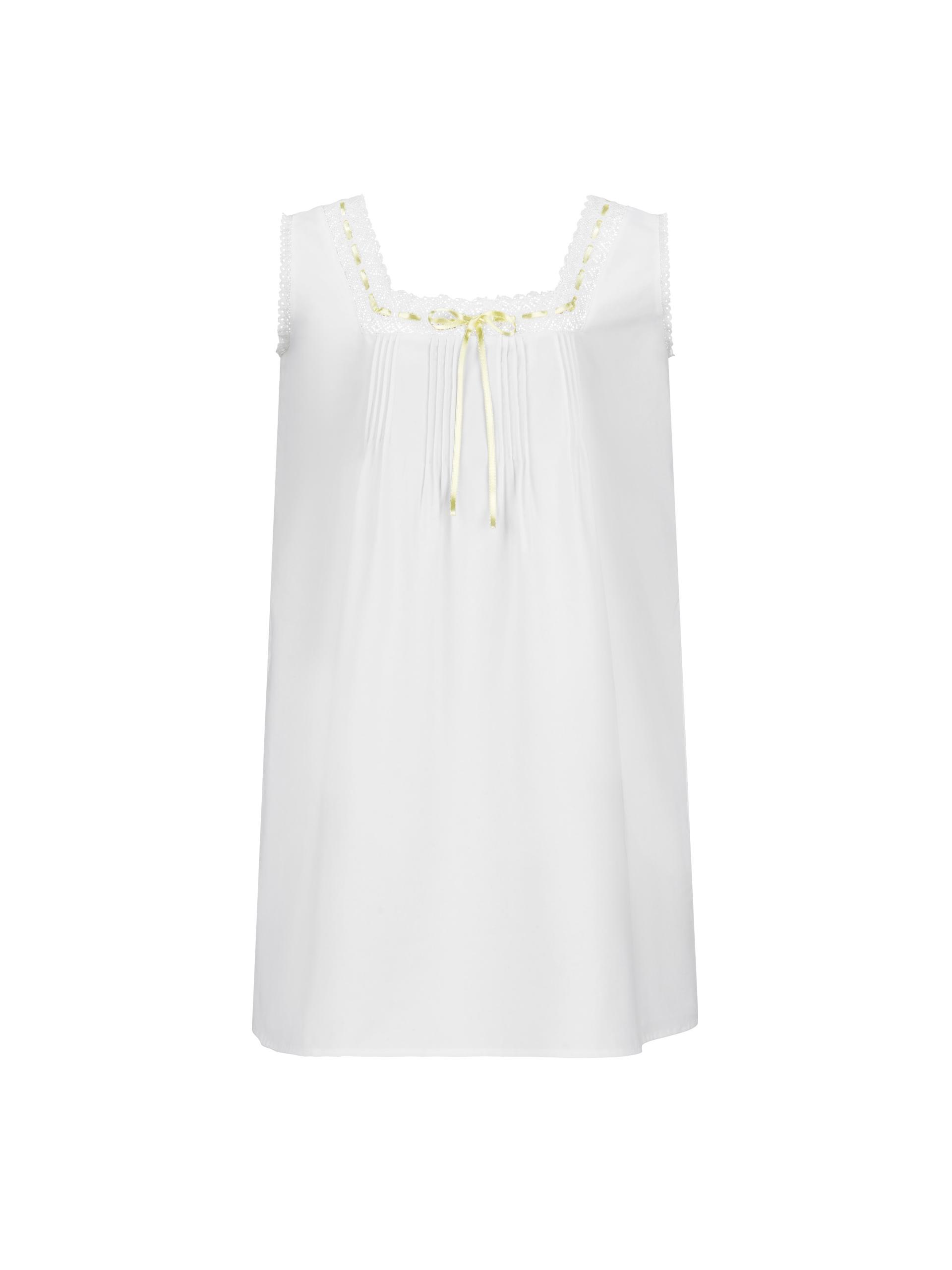 TLC PRAIRIE Chemise Dress [White]