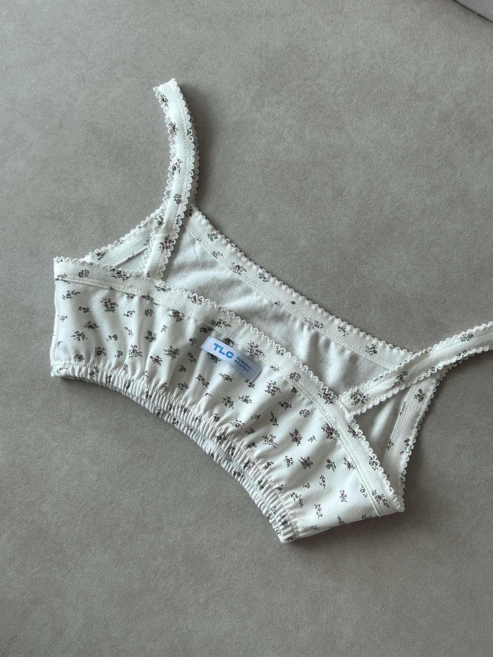 Floral bralette [3 color]