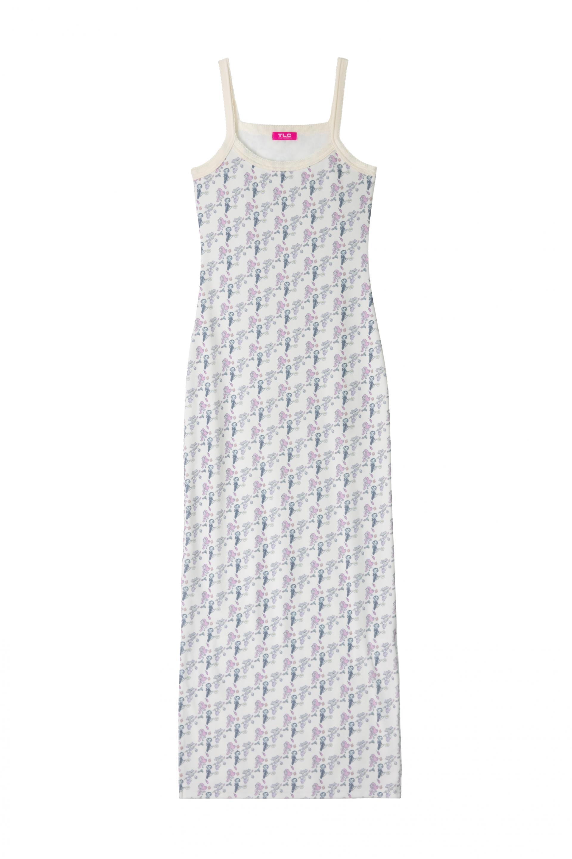 Hopeless Romantic Terry Maxi Dress [Ivory]