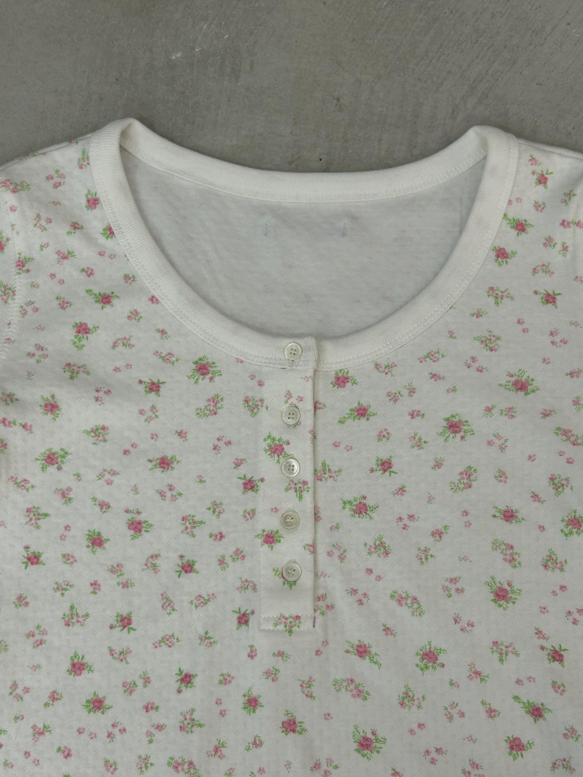 Pointelle Henley-neck T-shirts [Ivroy]10월 15일 발송