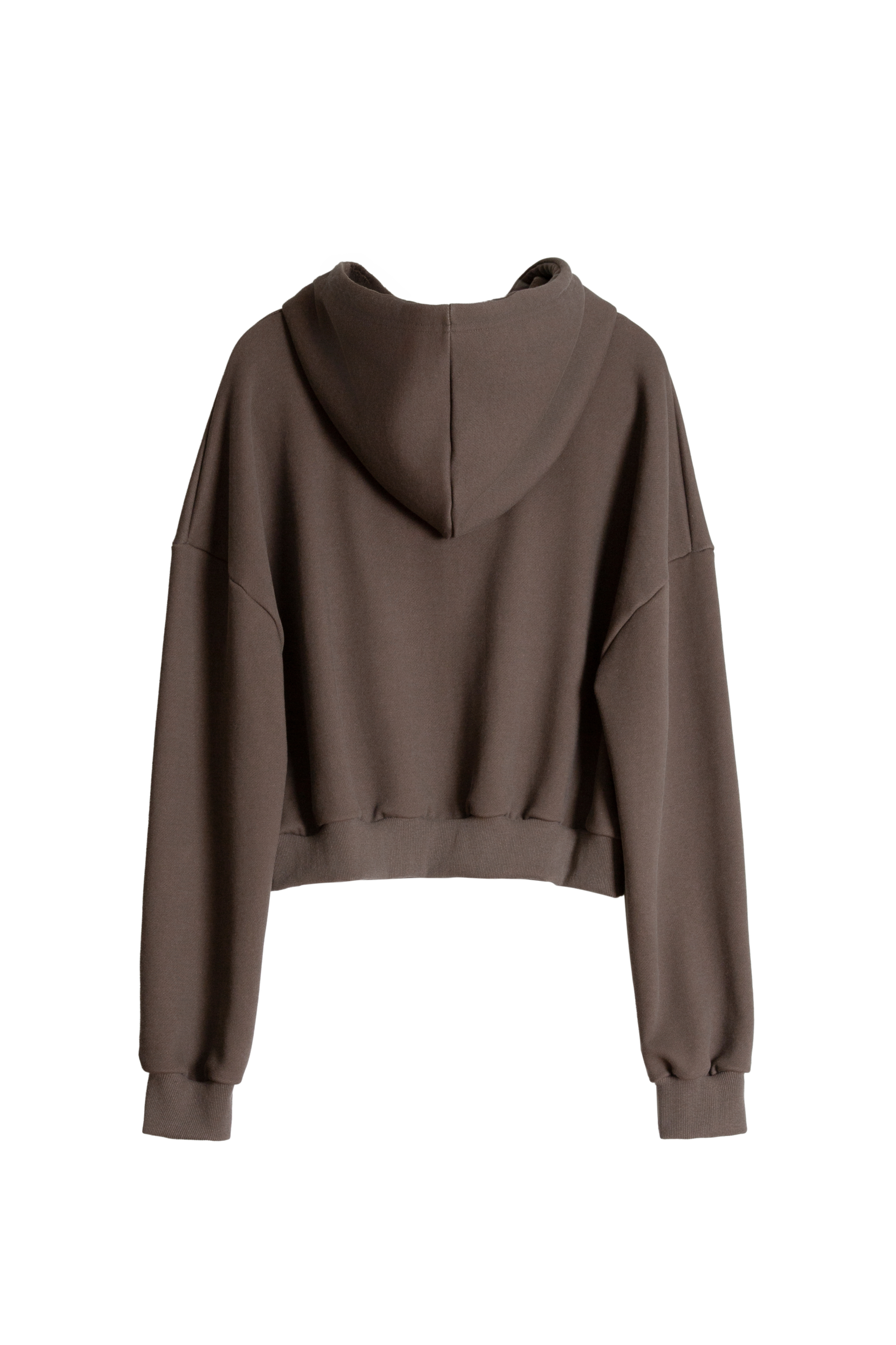 Cropped Hoodie [Brwon]