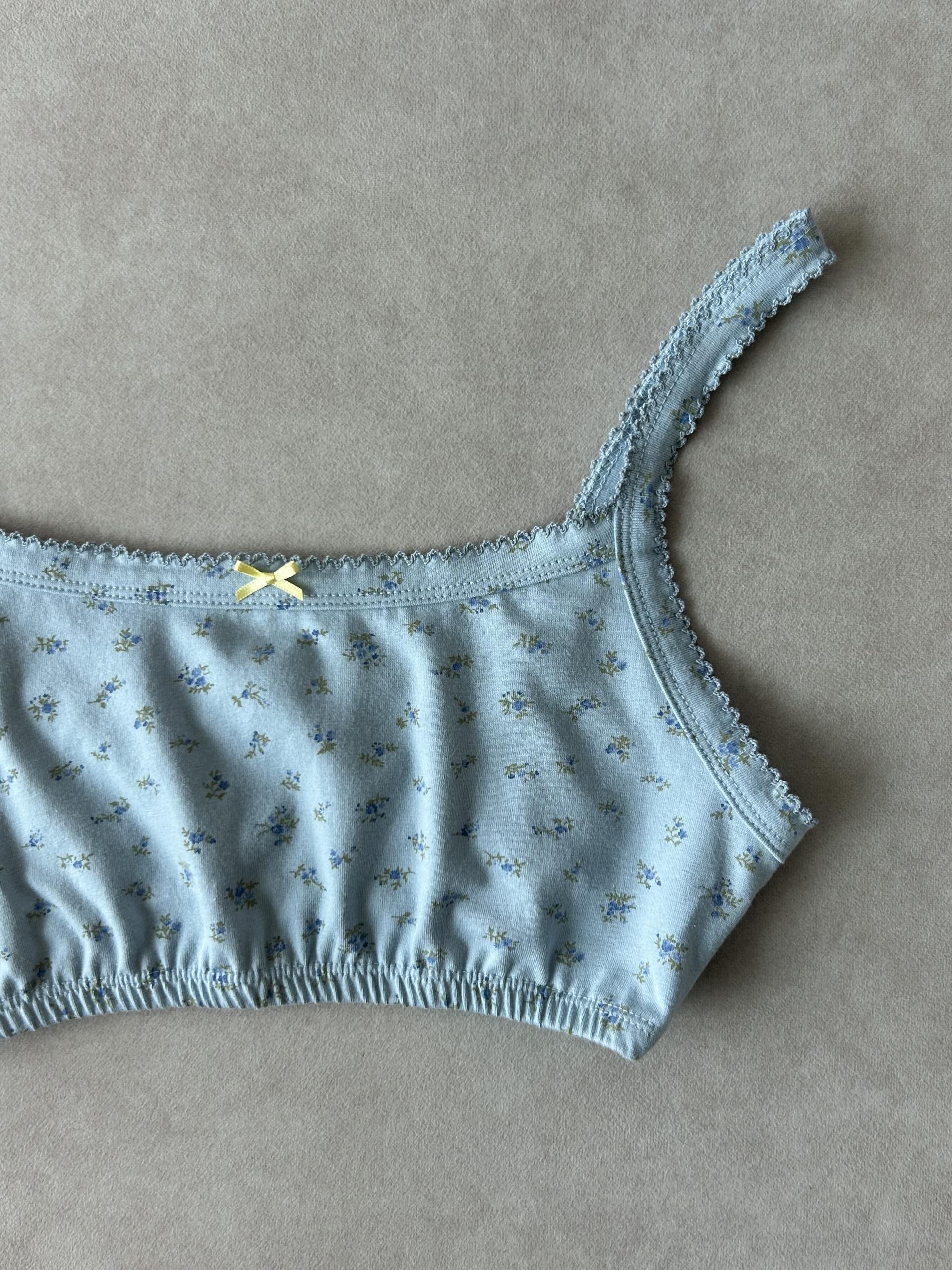 Floral bralette [3 color]