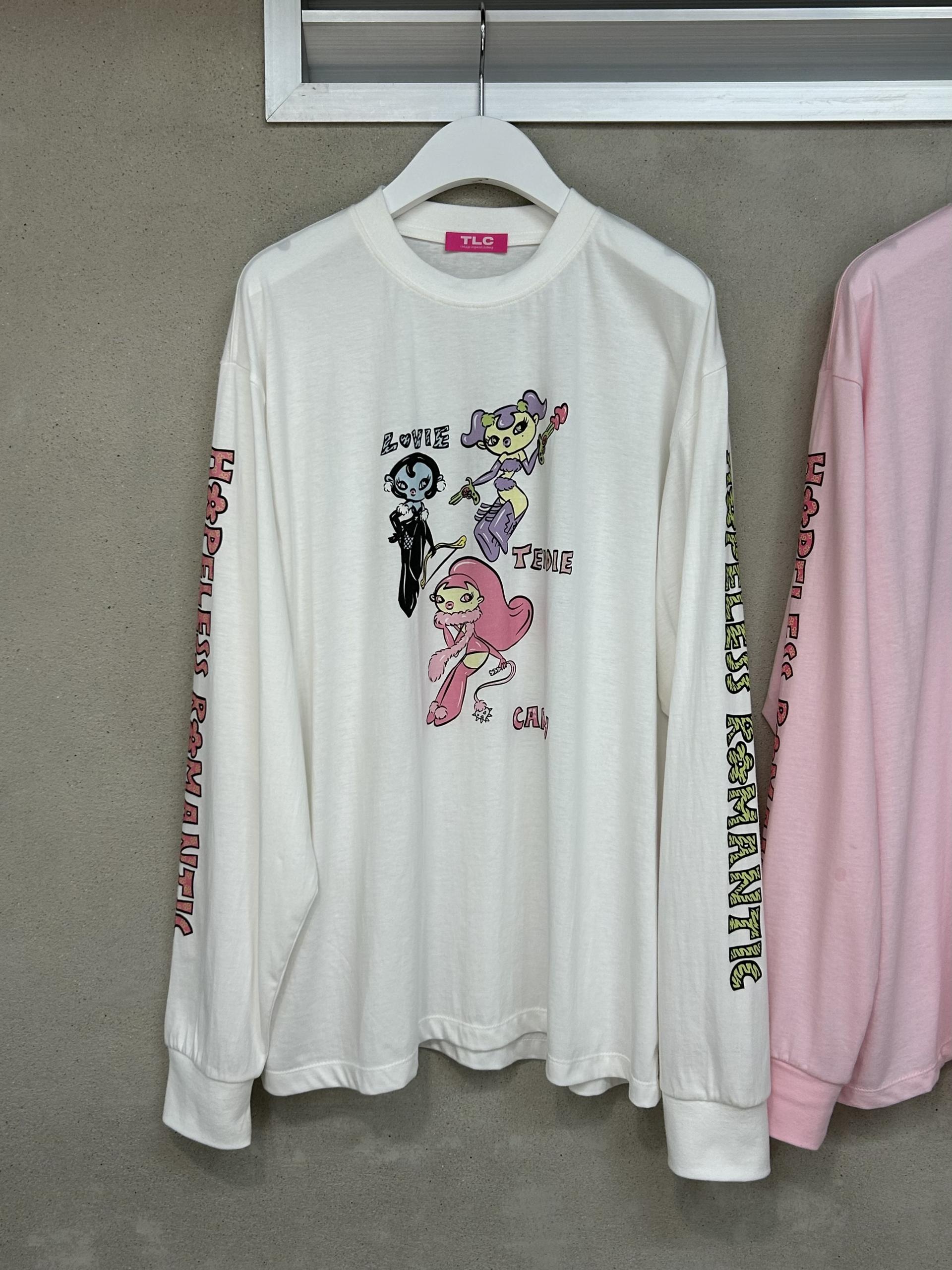Hopeless Romantic L/S T-shrits [White]