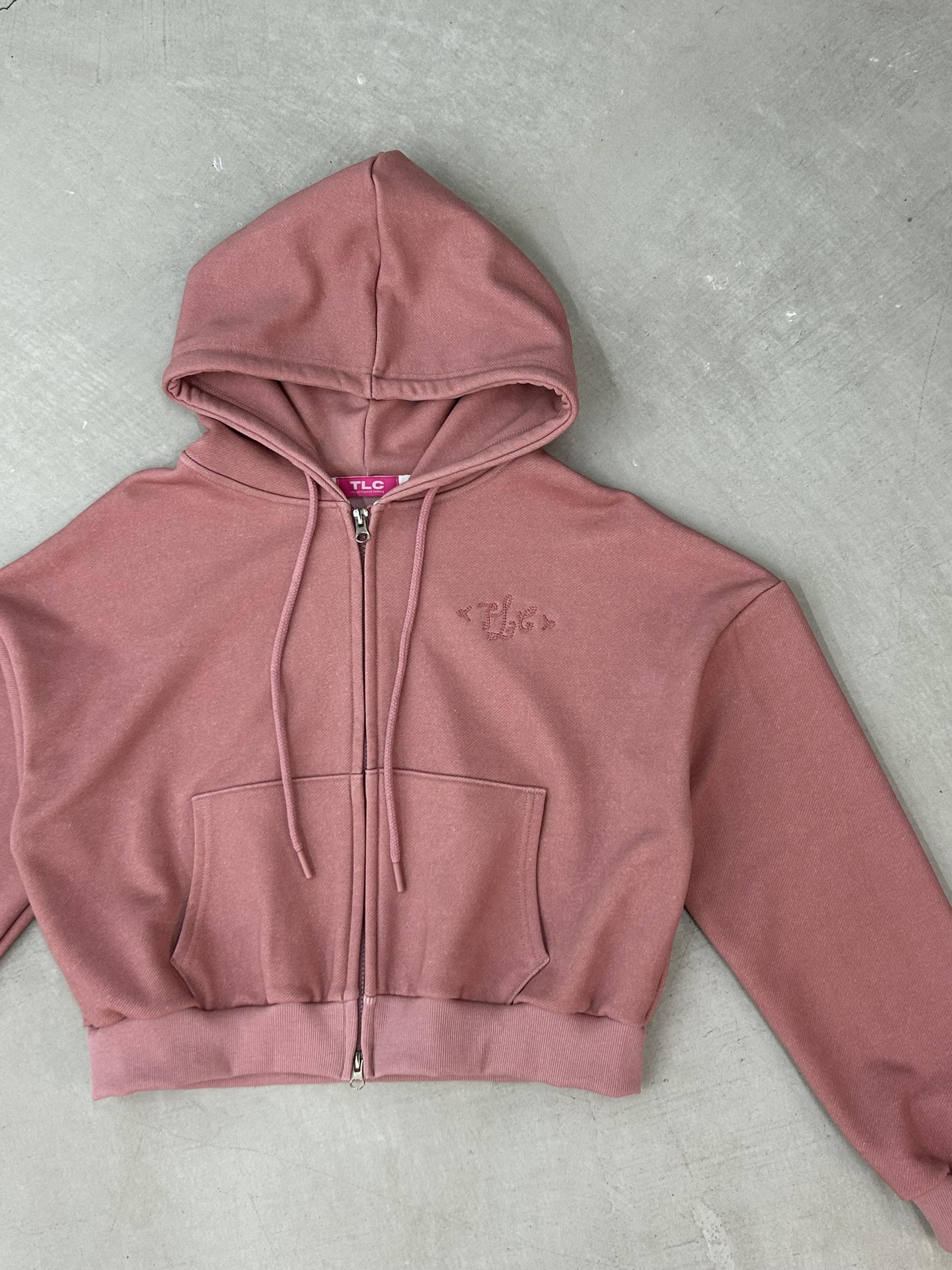 Cropped Hoodie [Pink]