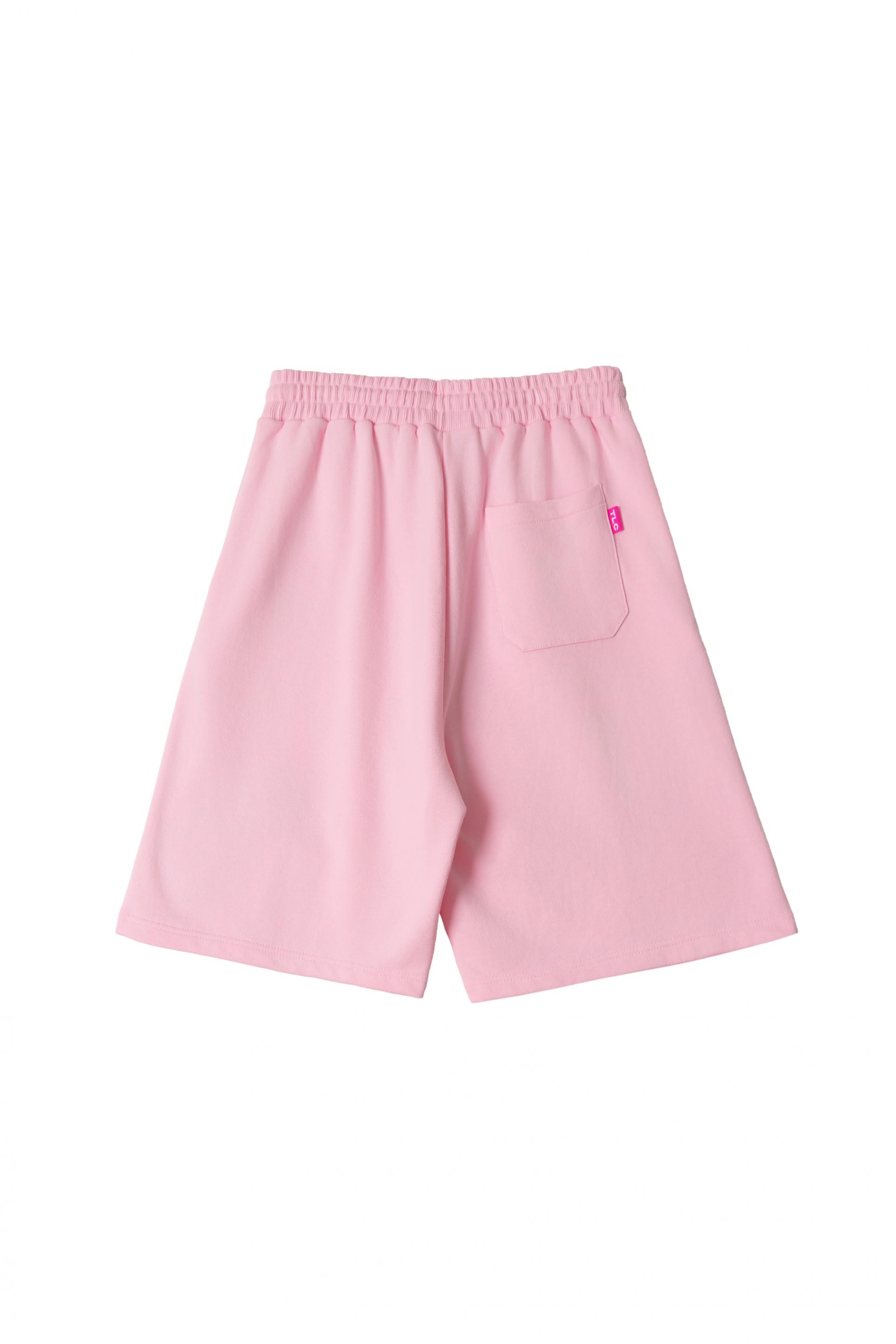 Hopeless Romantic Applique Shorts [Pink]