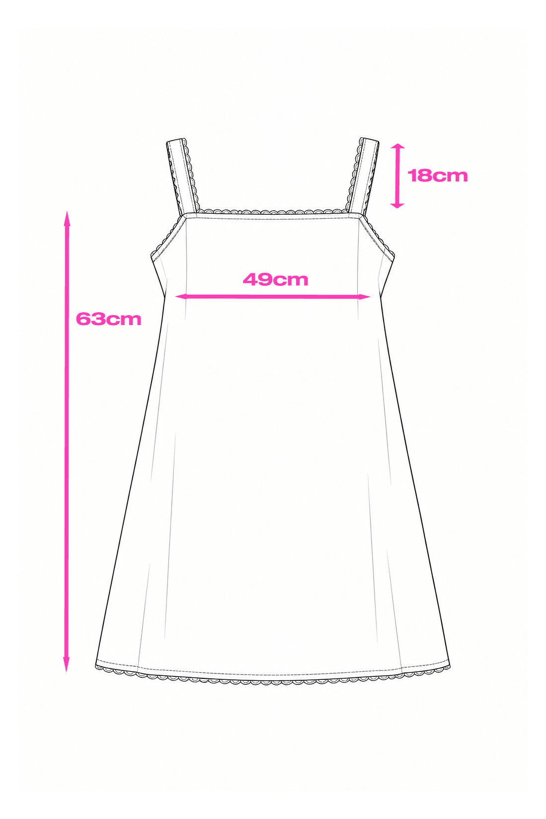 Country Check Chemise Dress